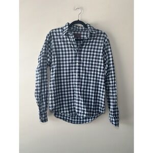 UNTUCKit Men's 100% Cotton Regular Fit Blue Plaid Button Down Size‎ Medium